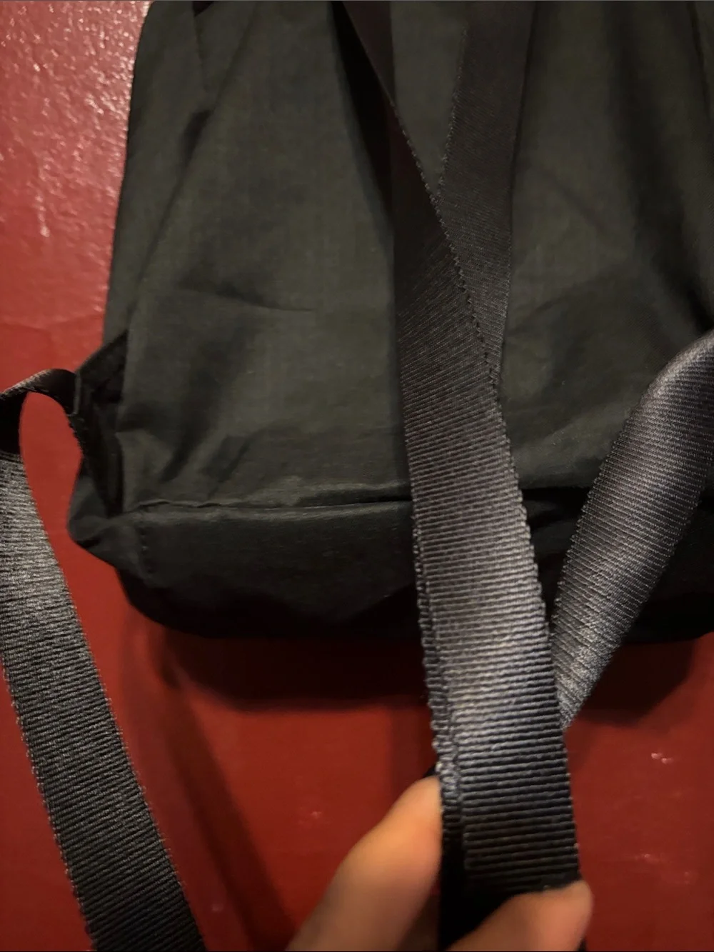 Kipling Black Backpack with Gold Accents